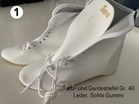 Tanz - Garde Stiefel Größe 40 weiß Leder Tanzen IWA Nordrhein-Westfalen - Korschenbroich Vorschau