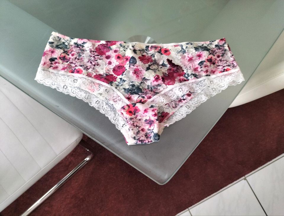 Spitzen-Panties Pants weiß Spitze pink lila rosa 36 38 S/M Briefs in Schwieberdingen