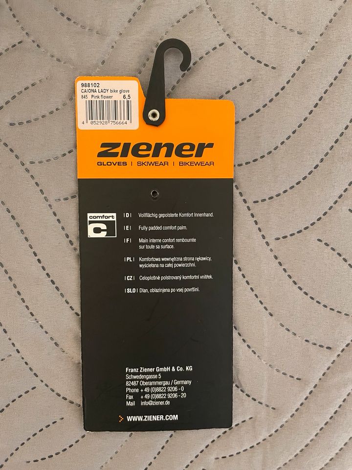 Ziener Caiona Bike Gloves Fahrradhandschuhe wie neu Gr. 6,5 in Wittislingen