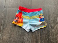 Badeshorts Feuerwehrmann Badehose Sam mit Feuer auf dem Po Gr. 92 Niedersachsen - Jesteburg Vorschau