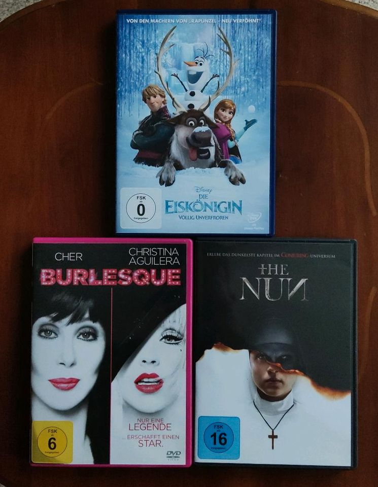 DVD Pack Die Eiskönigin, Burlesque, The Nun in Strausberg