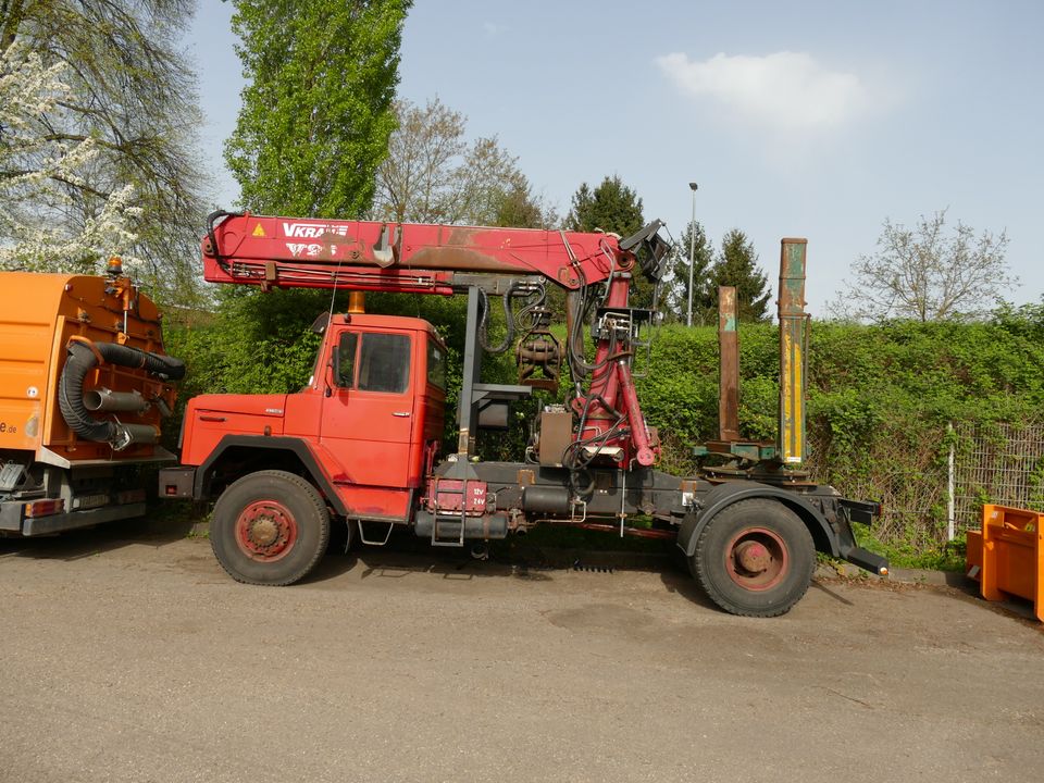 Magirus-Deutz V8 Eckhauber Baubulle Allrad in Baden-Baden