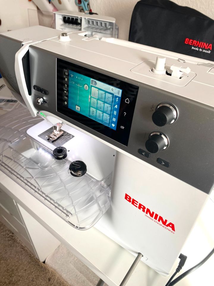 Bernina B480 Nähmaschine mit ganz viel Zubehör&Nähfuß Nr.8 in Jüchen