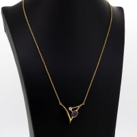 Collier 750 Gold 18Kt Halskette mit Anhänger Länge 48cm Wert 1300 Nordrhein-Westfalen - Erkrath Vorschau