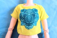 Für Barbie Puppe unbespielt T-Shirt Tiger blau gelb Hannover - Südstadt-Bult Vorschau