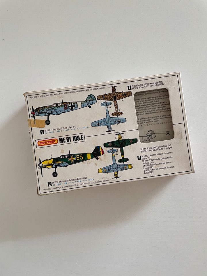 Matchbox Bausatz 1:72 Bf/109.E Flugzeug OVP in München