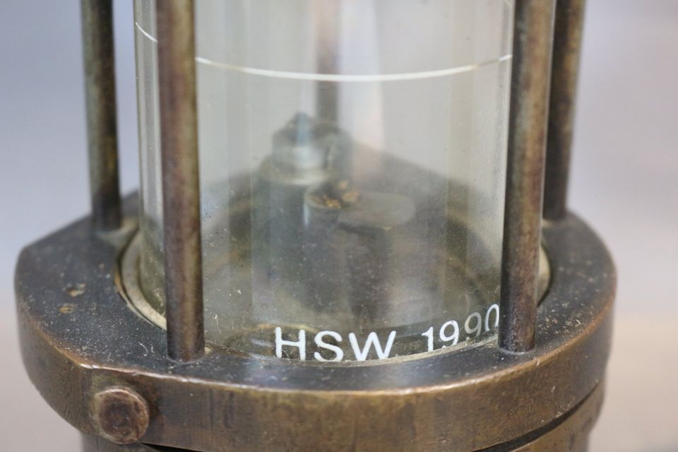 Vintage HSW Grubenlampe / Bergbaulampe / Wetterlampe in Düsseldorf