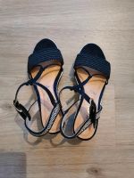 Tamaris Damen Keilabsatz Sandalette blau Baden-Württemberg - Mannheim Vorschau