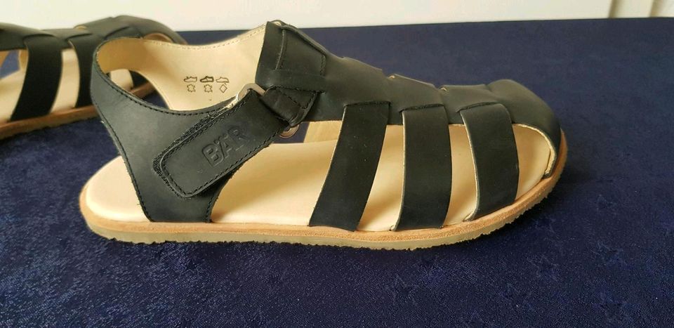 Bär Sascha Sandalen Größe 39 Demi Leder anthrazit weite Schuhe in Duisburg