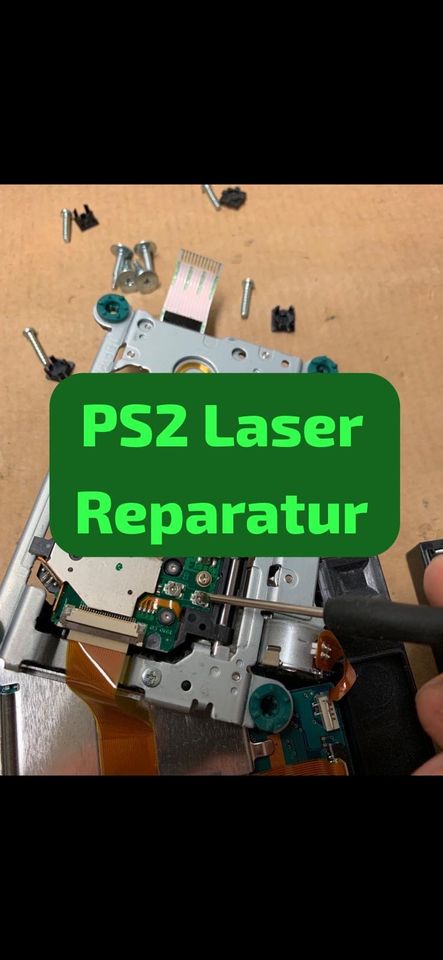 PS2 slim Laser Reparatur Sony Playstation 2 Defekt Tausch in Gebhardshain