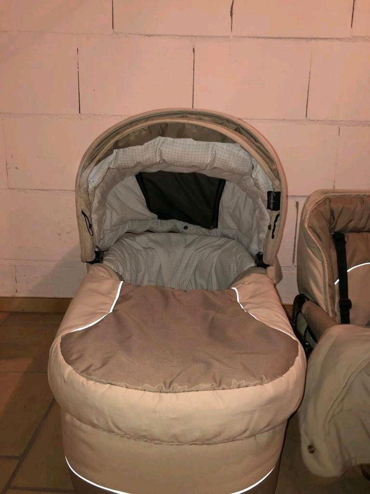 Kombi-Kinderwagen Emmaljunga, beige in Spelle