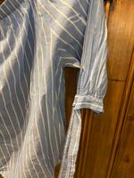 Damen off Shoulder Bluse, blau-weiß, neuwertig Hessen - Idstein Vorschau