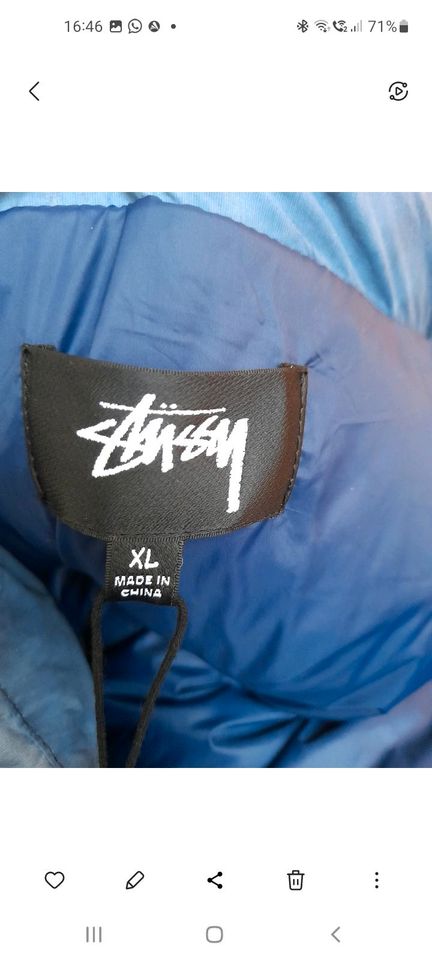 Stussy 115673 Recycled Nylon Down Puffer in der Größe XL i in Bovenden