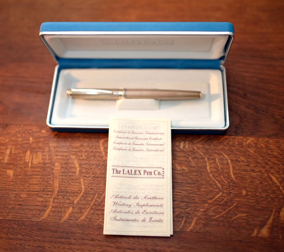 Kugelschreiber Silber The Lalex Pen Co Italy edel in Hamburg