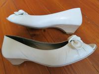 Ballerinas Pumps Keilabsatz Görtz 17 Echtleder weiß Gr 37 Dresden - Äußere Neustadt Vorschau