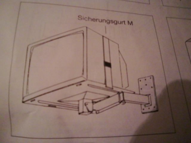 Wandkonsole für TV-Geräte und PC-Monitore, nie in Verwendung gewe in Hirschaid
