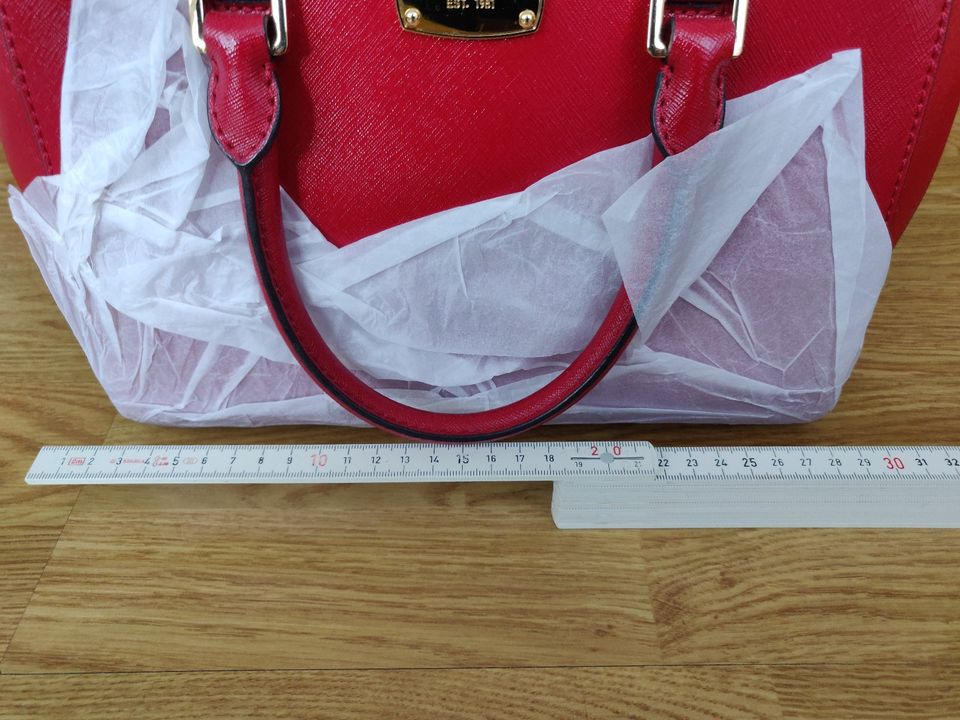 Michael Kors Satchel SM Rot Handtasche Tasche Neu in Erkelenz