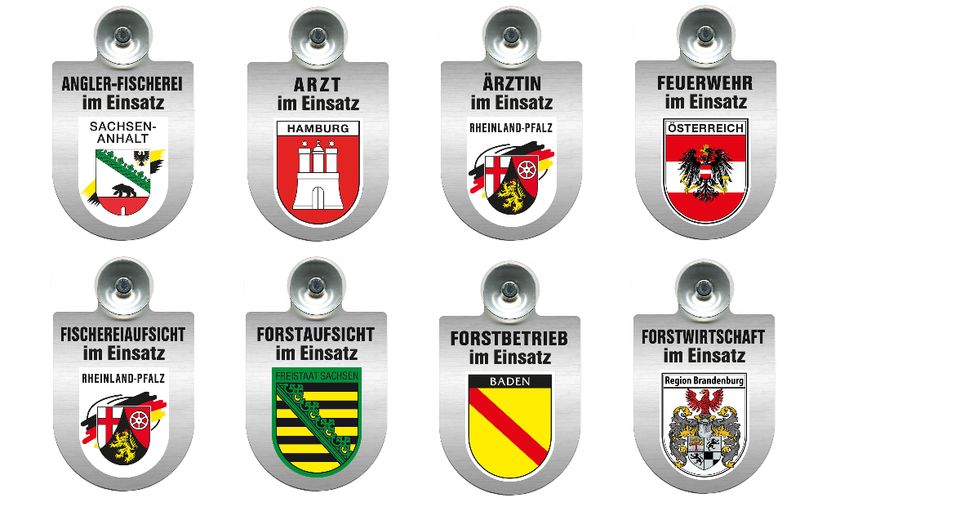 Alu-KFZ-Scheiben Wappen Schild in Rheinland-Pfalz - Roßbach Westerwald, Auto-Reparaturen und Dienstleistungen