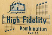 Isophon TMH 55 Lautsprecher, Lautsprecherbox Bj. 1955 Nordrhein-Westfalen - Ochtrup Vorschau