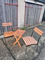 Tisch und zwei Stühle aus Holz Brandenburg - Schwedt (Oder) Vorschau