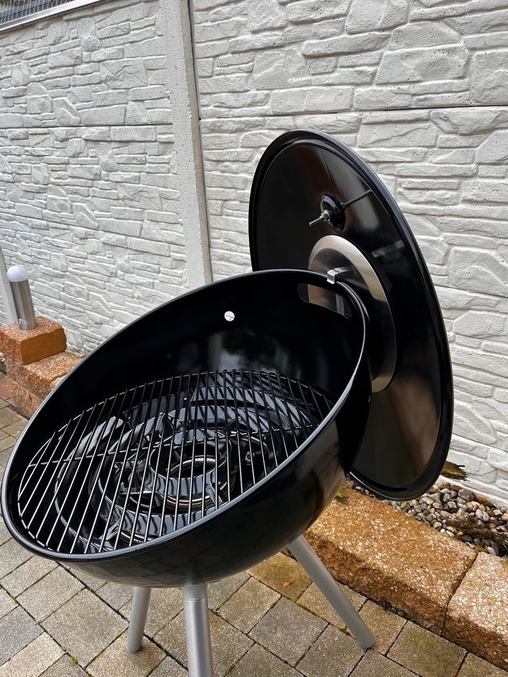 Design Gasgrill EVA SOLO 58 cm in Holzweißig