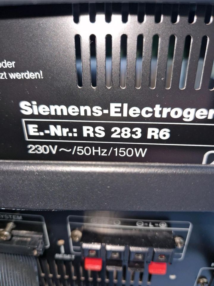 Siemens RS 283 Stereoanlage CD Radio Doppel Kassetten in Adendorf