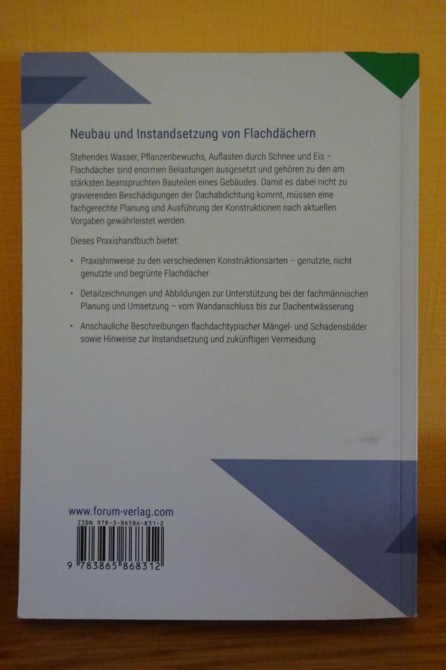 Neubau und Instandsetzung von Flachdächern Taschenbuch – 2017 in Zeulenroda