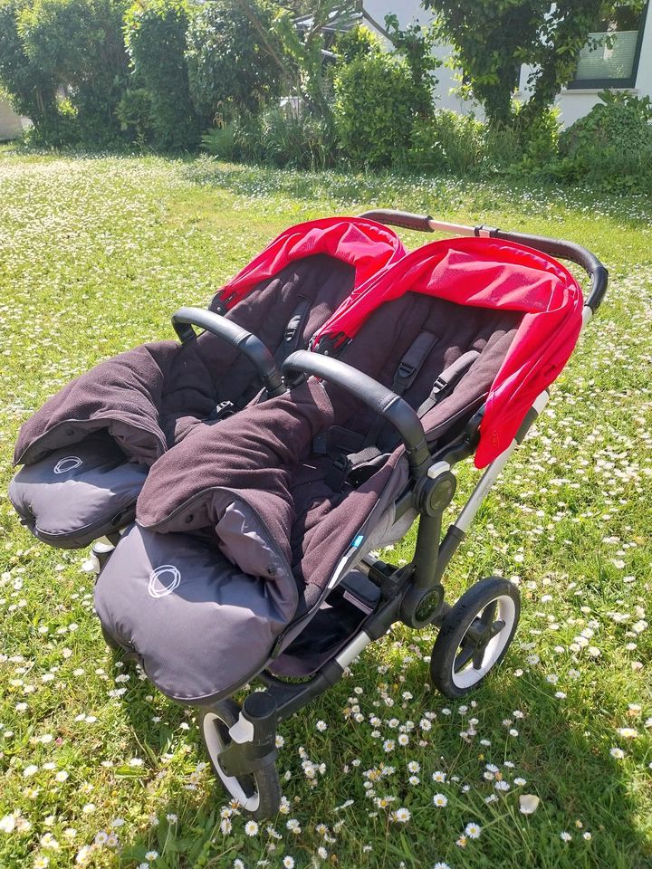 Bugaboo Donkey 3 Zwillingskinderwagen, viel Zubehör in Ihringen