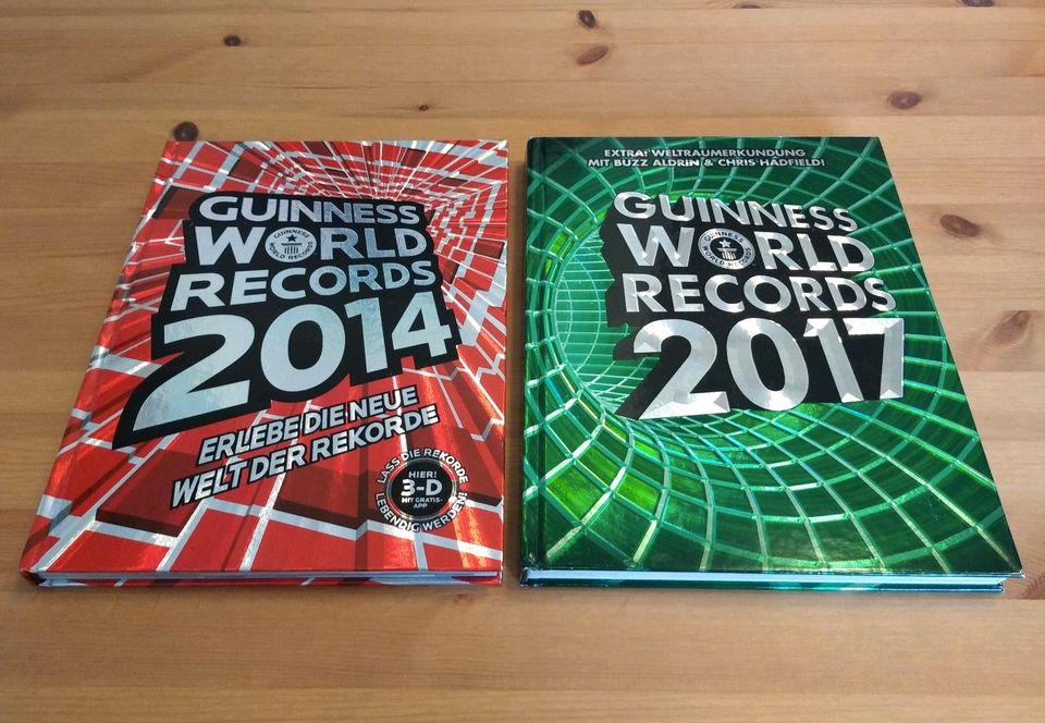 2 "Guinness World Records" Bücher 2014 & 2017, zusammen 4,- Euro in Kisdorf