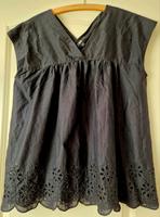UNIQLO Oversize Bluse/Top Gr.M/L neuw. Schwarz Bestickt Baumwolle Berlin - Hellersdorf Vorschau