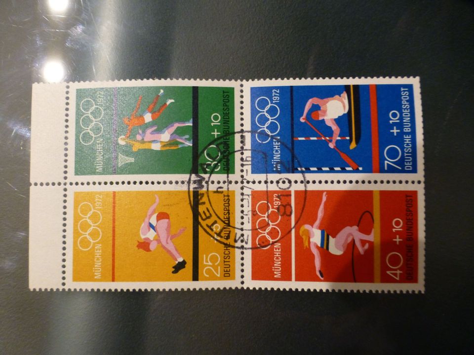 Briefmarken Olympia 1972 - Konvolut in Hamburg
