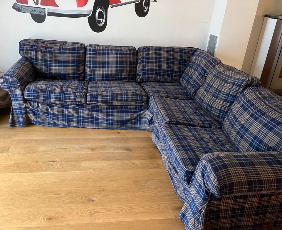 IKEA Sofa Couch Ecksofa Eckcouch Wohnlandschaft Sitzecke in Weinböhla