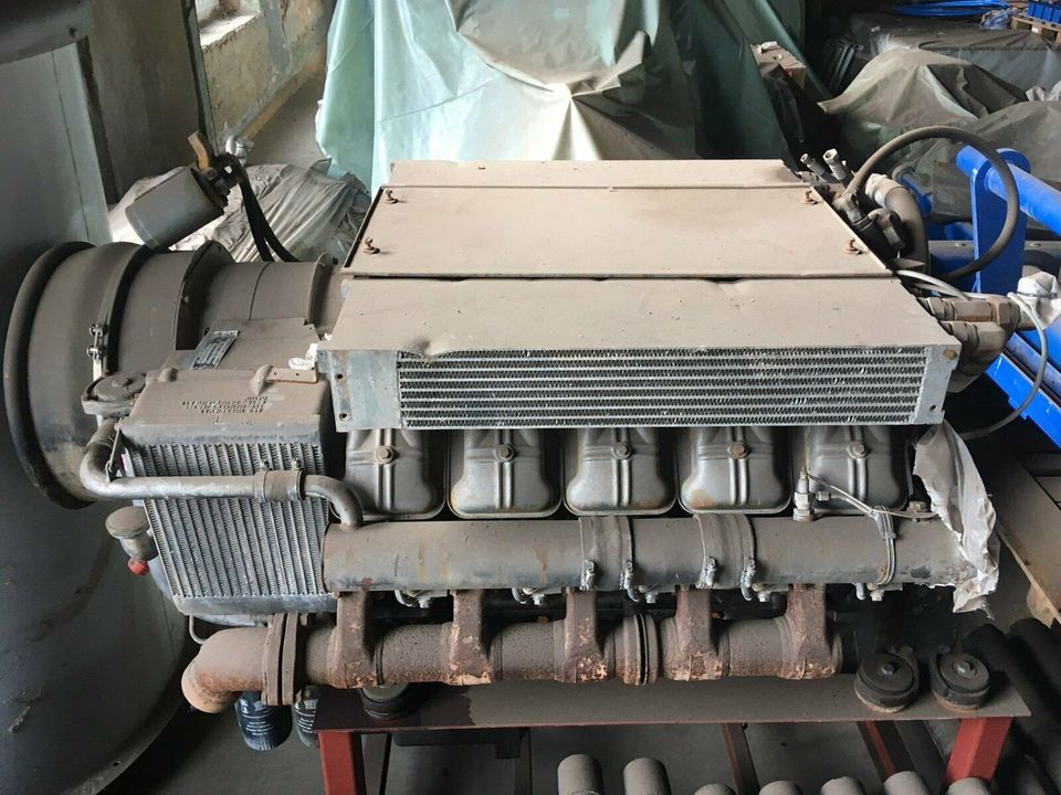 10-Zylinder-Deutz-Dieselmotor F10L413F in Wurzen
