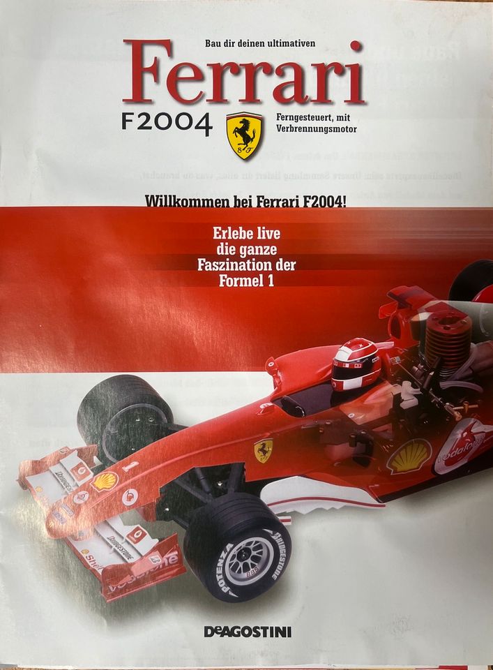 DeAgostini F1 Ferrari F2004 Kyosho RC Verbrenner 1:8 Bausatz in Lingen (Ems)