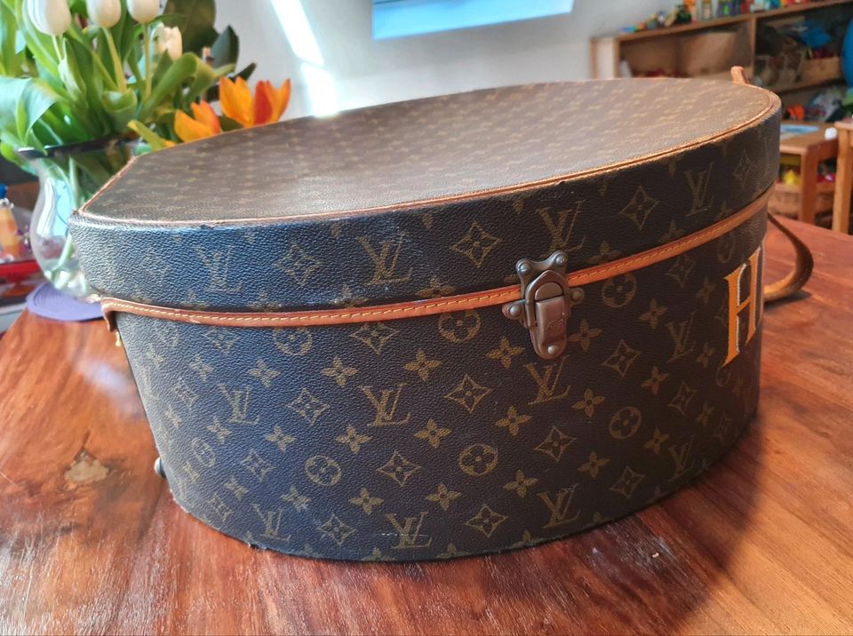 Luis Vuitton Boite Chapeaux 50 Travel Luggage Hat Box Hutkoffer