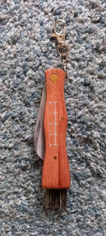 Tragbares Pilzmesser mit Bürste&Lineal Taschenmesser klappbar neu in München
