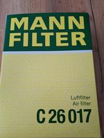 MANN C26017 Luftfilter für MERCEDES-BENZ A-KLASSE Nordrhein-Westfalen - Hattingen Vorschau