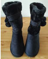Stiefel schwarz mit Kunstpelz, Gr. 42 Stuttgart - Vaihingen Vorschau