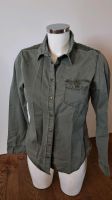 Denim & Co Damen Bluse Khaki Stickerei Gr. 38 Nordrhein-Westfalen - Schermbeck Vorschau