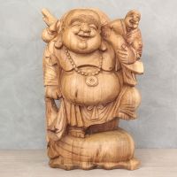 Figur Happy Buddha Massiv China Skulptur 50 cm Bochum - Bochum-Wattenscheid Vorschau