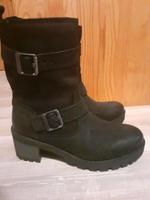 Landrover Winterboots, Gr. 37, Leder, schwarz Nordrhein-Westfalen - Warstein Vorschau