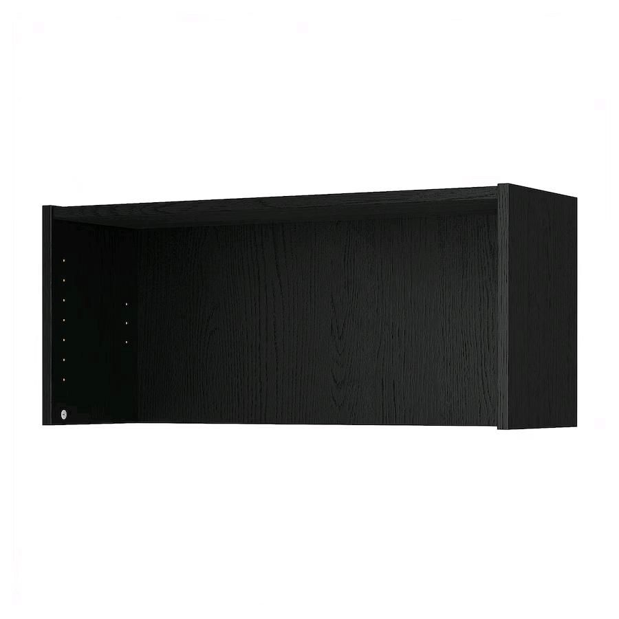 Ikea BILLY Regal schwarz 80x28x237 cm mit Aufsatzregal und Türen in Bottrop