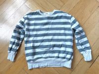 Zara kids 128 134 Sweater grau streifen schlicht baumwolle pulli Leipzig - Gohlis-Mitte Vorschau