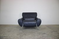 Rolf Benz Modell 545 Sessel Leder Dunkelblau Einsitzer Sofa Friedrichshain-Kreuzberg - Kreuzberg Vorschau