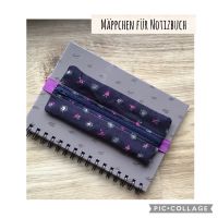 Mäppchen für Kalender oder Notizbuch, dunkelblau lila HANDMADE Baden-Württemberg - Königheim Vorschau