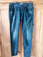 40 42 Tredy Dunkelblaue Boyfriend Jeans Hose Hannover - Döhren-Wülfel Vorschau