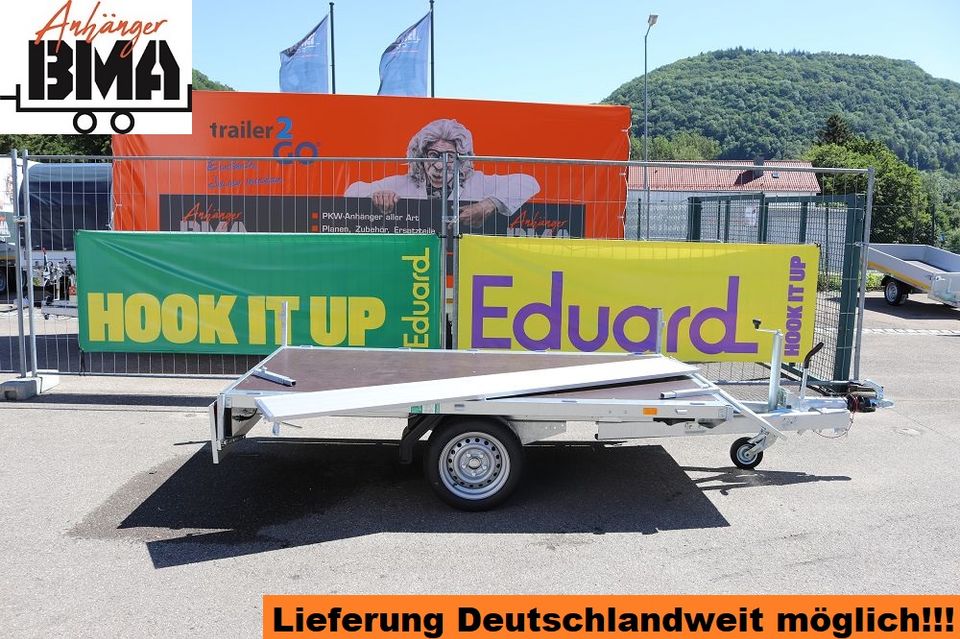 EDUARD Anhänger Hochlader 250x145x30 1500kg ALUBORDWÄNDE NEU in  Baden-Württemberg - Rainau, Gebrauchte Auto-Anhänger kaufen