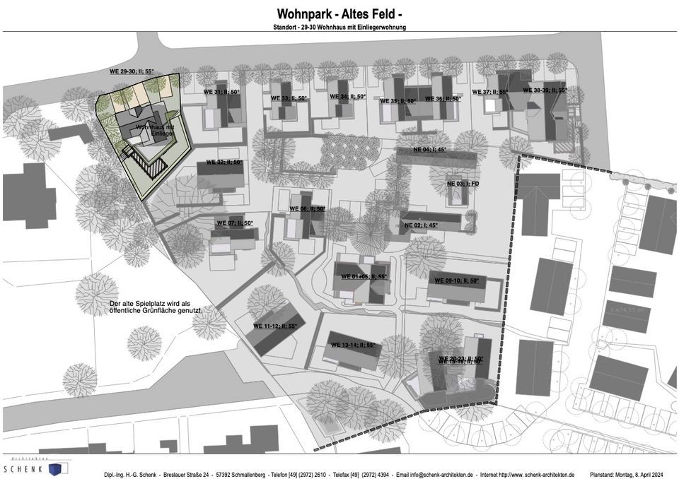 Baugrundstück für Wohnhaus mit Einliegerwohnung einschl. Baugenehmigung in Schmallenberg