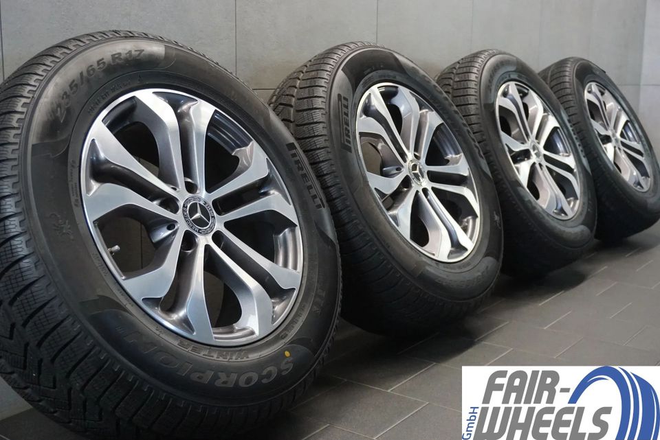 4 ORIGINAL WINTERRÄDER WINTERREIFEN 235/65 R17 MERCEDES-BENZ MERCEDES GLC W253 X253 PIRELLI MO 7,5mm aus 2023 A2534010600 17 ZOLL WINTERKOMPLETTRÄDER MWST. ausweisbar ! in Borchen