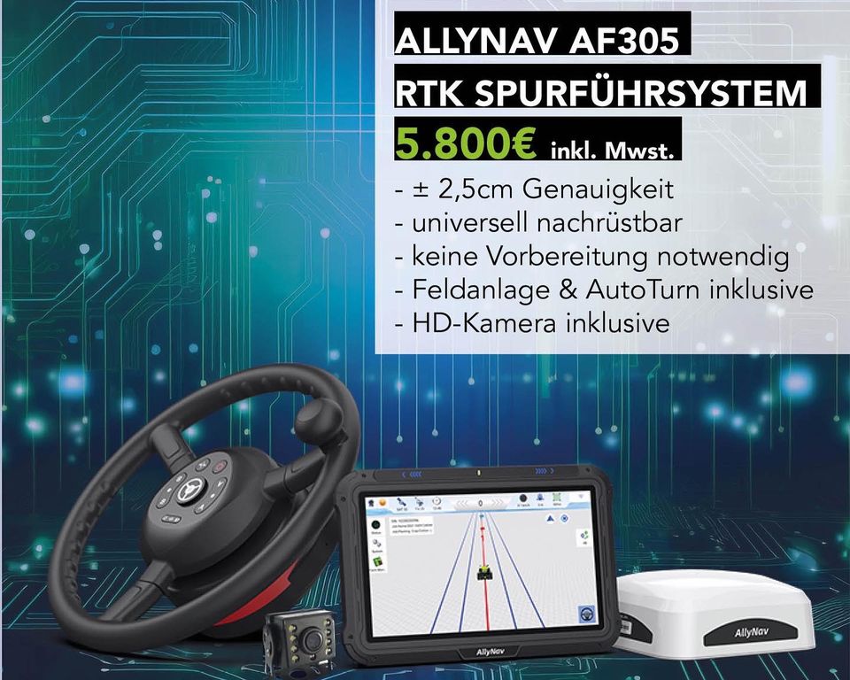 ALLYNAV AF305 - RTK Spurführung, automatische Lenkung, Lenksystem in Biessenhofen